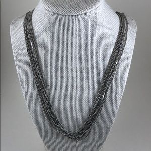 Silver Multi strand Necklace